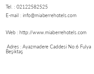 Mia Berre Hotels iletiim bilgileri